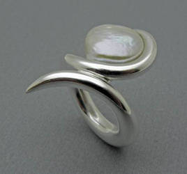 Fresh Water Pearl Silver Ring