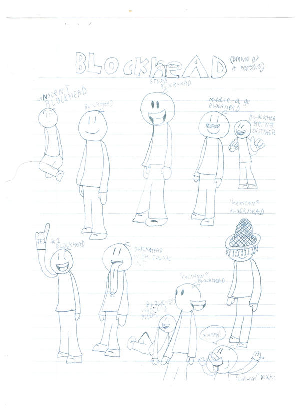 Blockhead by tongs-man on DeviantArt