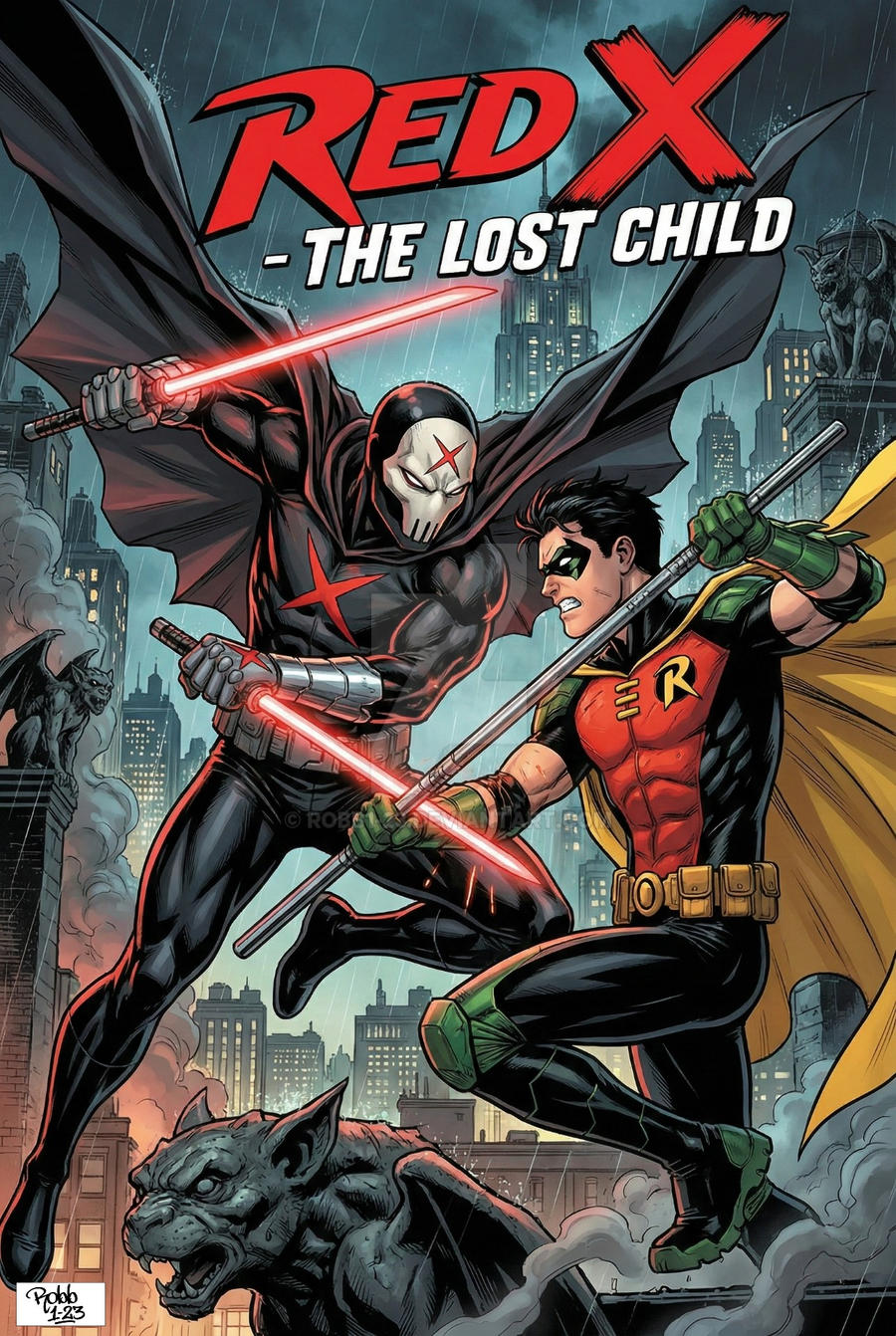 Red Comic Covers Red X Comic Cover by RobB1-23 on DeviantArt