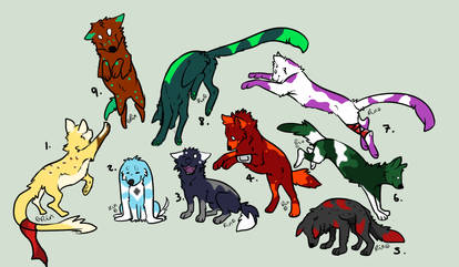 Misc. Animals - Point Adoptables