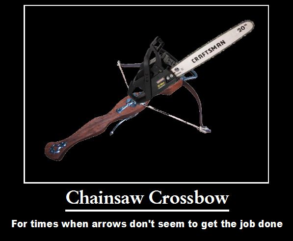 Chainsaw Crossbow