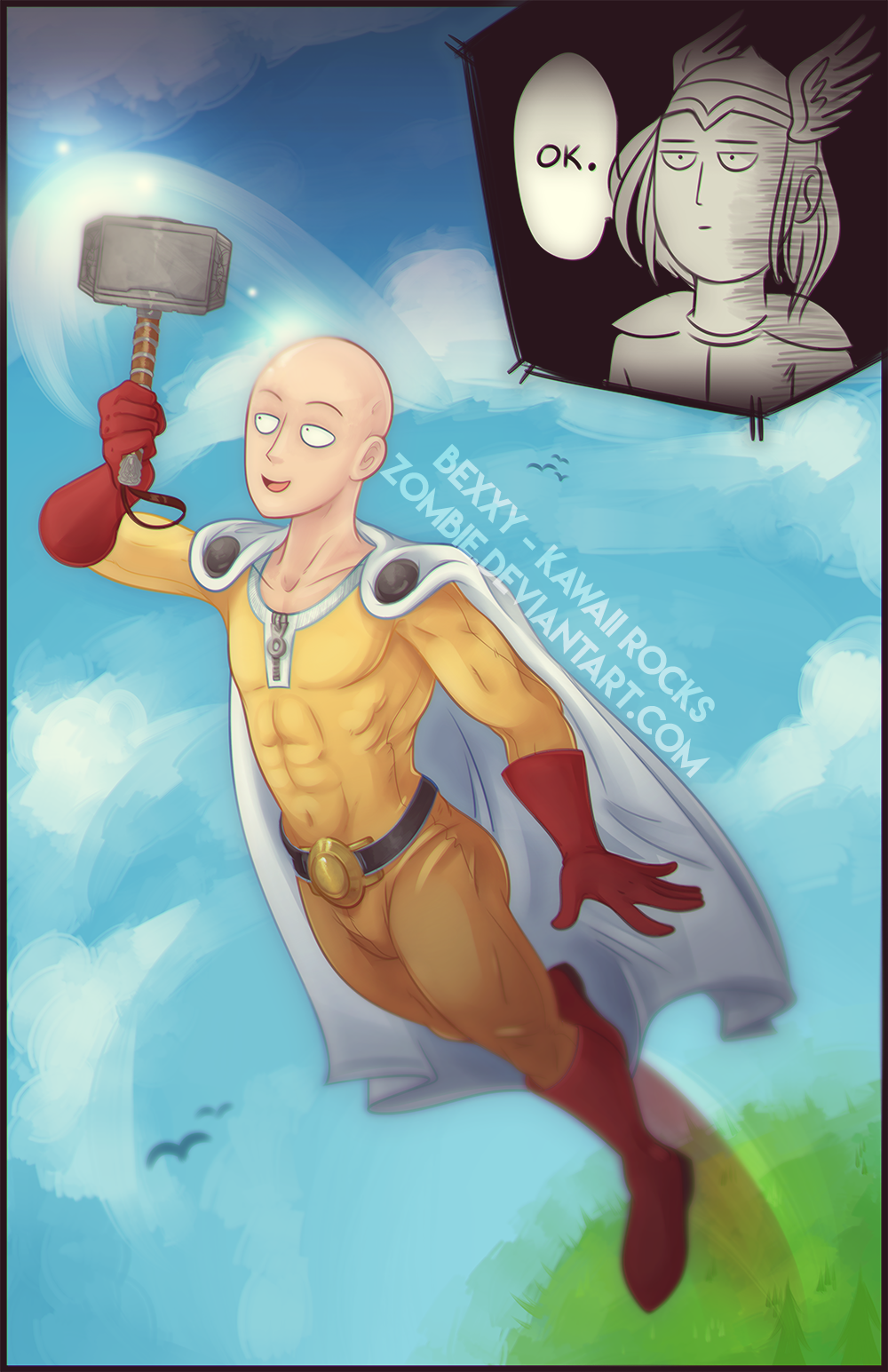 Saitama vs Thor (Record of Ragnarok) Fan Animation part 2 