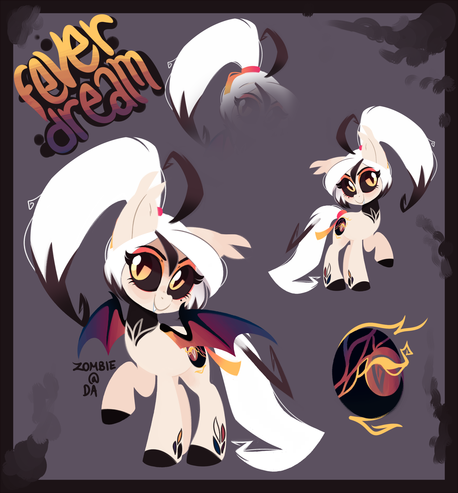 Fever Dream - Bat Pony OC