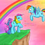 rainbow dash meets rainbow dash