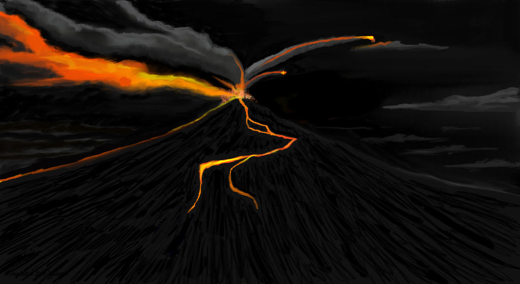 Volcano Deviantart Volcano by angela808 on DeviantArt