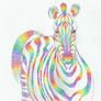 Rainbow zebra