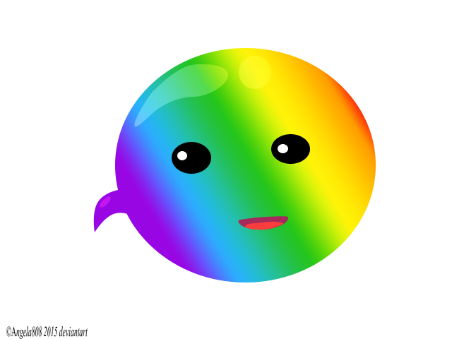 Hello Rainbow vector