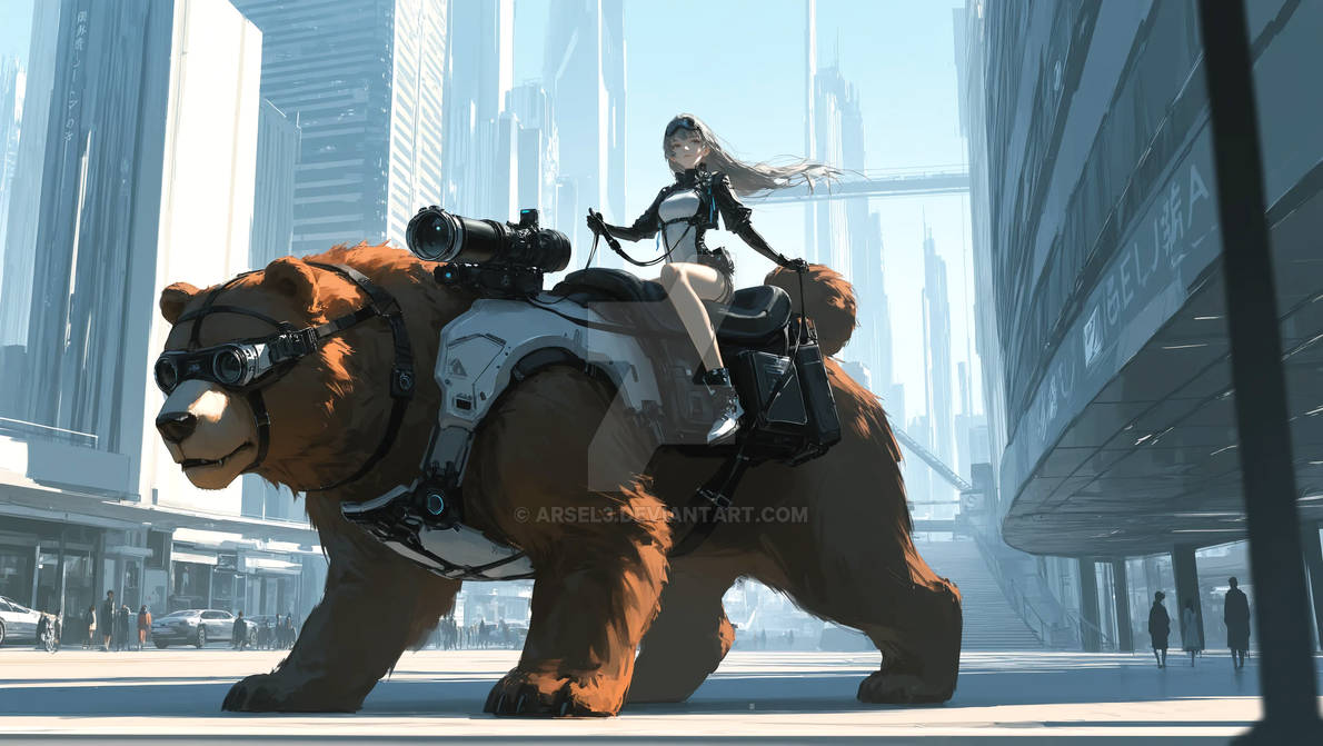 Bear Rider Neo-Steampunk Bear Rider by ArseL3 on DeviantArt