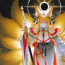 Golden Sun Fox Queen of the Celestial Bloom