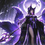 Purple Nine-Tailed Fox Demon Queen