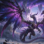 Void Dragon in Cosmic Vortex