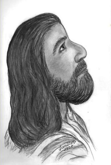 My drawing of jesus