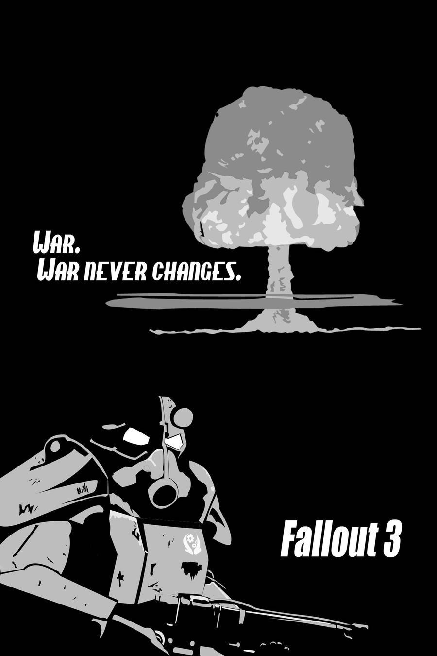 Fallout 3 Deviantart Fallout 3 poster by MacKinlay on DeviantArt