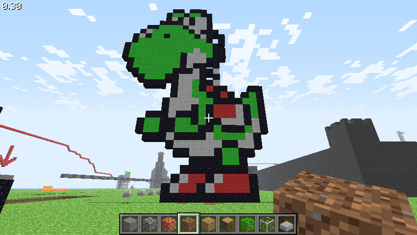 Minecraft Yoshi Rig Minecraft Yoshi by MyChemicalSnowman on DeviantArt