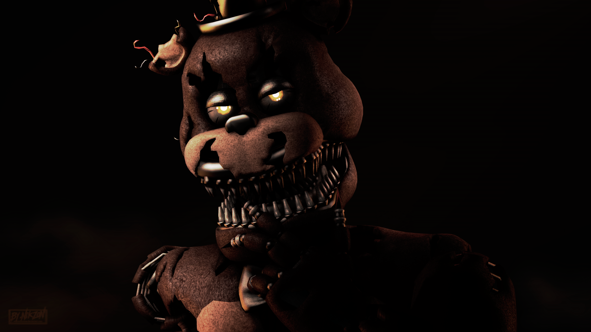 SFM FNAF4 Nightmare Freddy. By NikzonKrauser. Fnaf, Fnaf Freddy