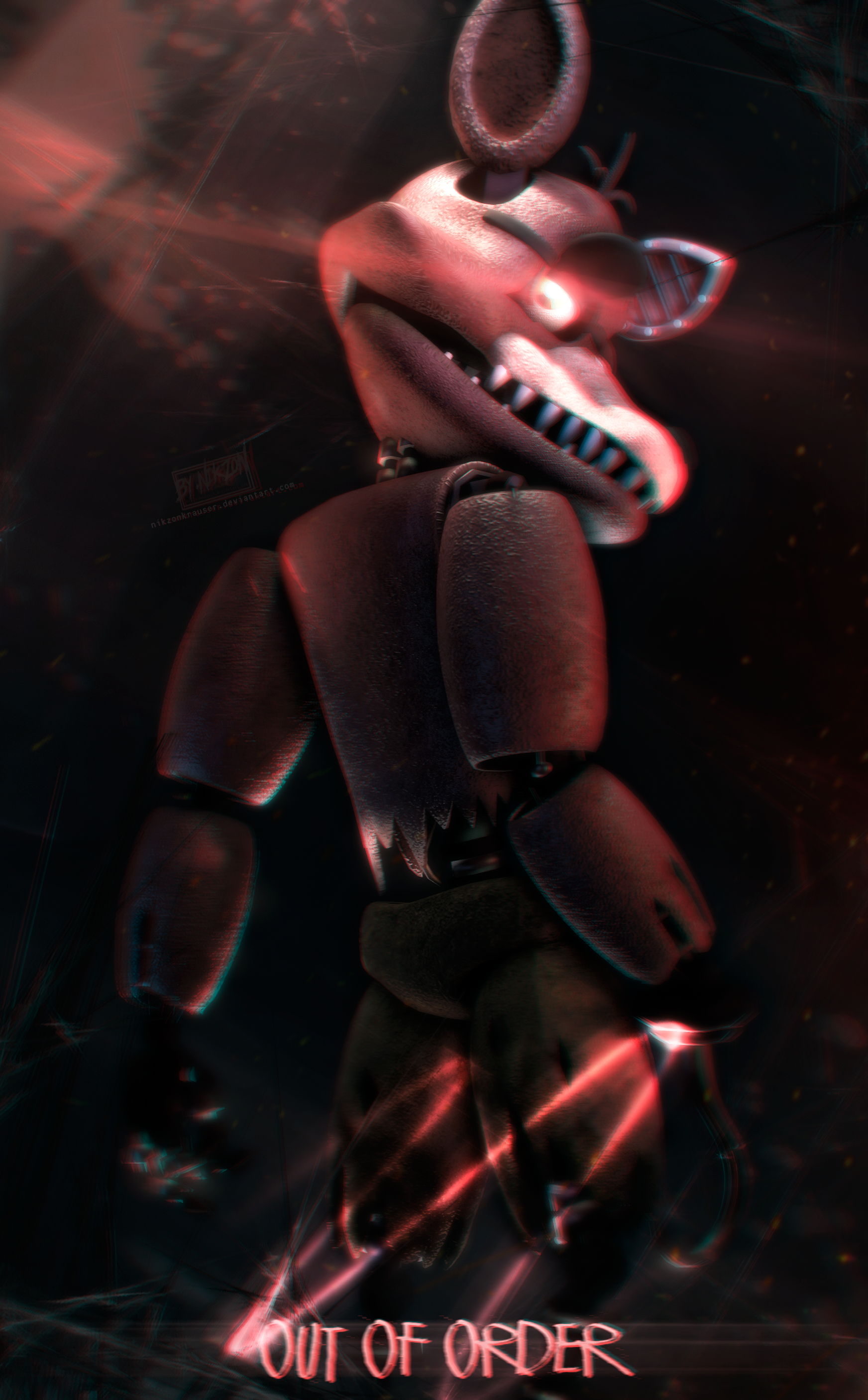 Withered Foxy - FNAF Plus (FanArt) by SebastianEnriqueArt on Newgrounds