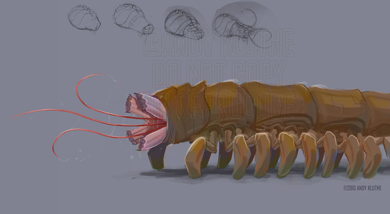 Worm Monster - Concept Art