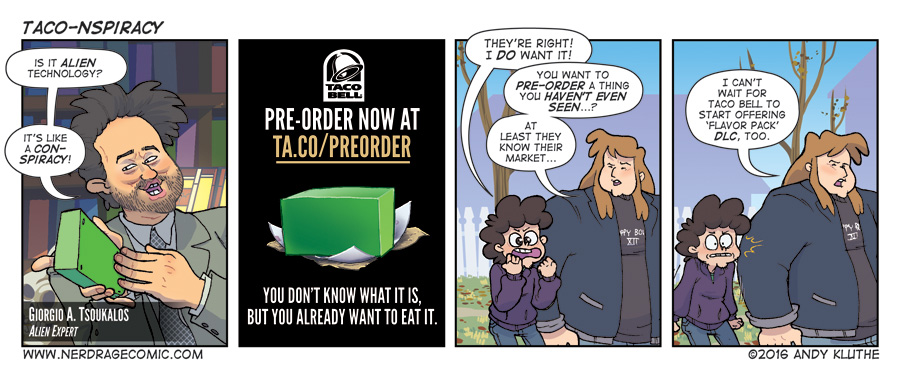 Nerd Rage - Taco-nspiracy by AndyKluthe