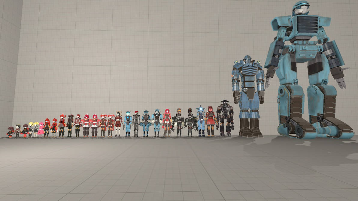 Sentry Bots from Smallest to Tallest by muxeo7485 on DeviantArt