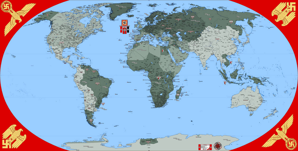 Axis Victory Map Deviantart Nazi Victory Map -PART 5- by Totentanz0 on DeviantArt
