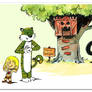 He-man meets Calvin and Hobbes