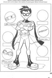 Teen Titans coloring book p.4