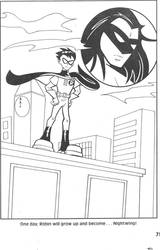 Teen Titans coloring book p.9