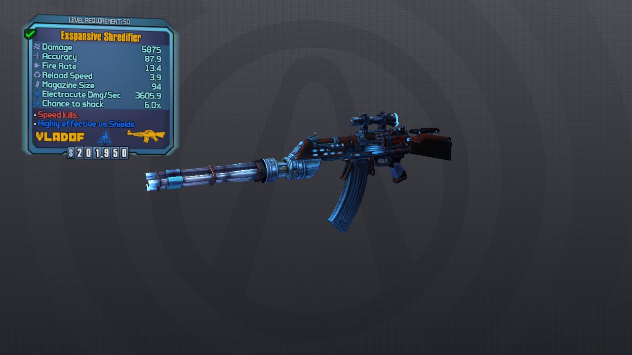 Borderlands 2 Legendary Guns