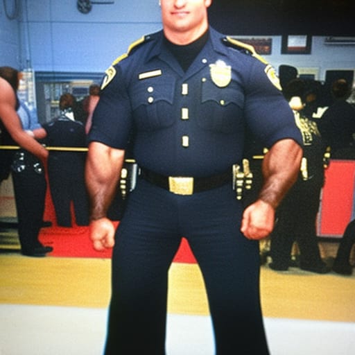 Giant Police Officer by MaleMuscleLover on DeviantArt