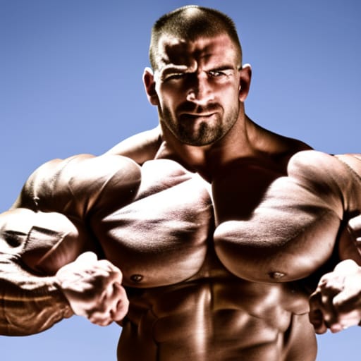 Bodybuilder Visualizer Huge Bodybuilder Flexing - AI Art by MaleMuscleLover on DeviantArt
