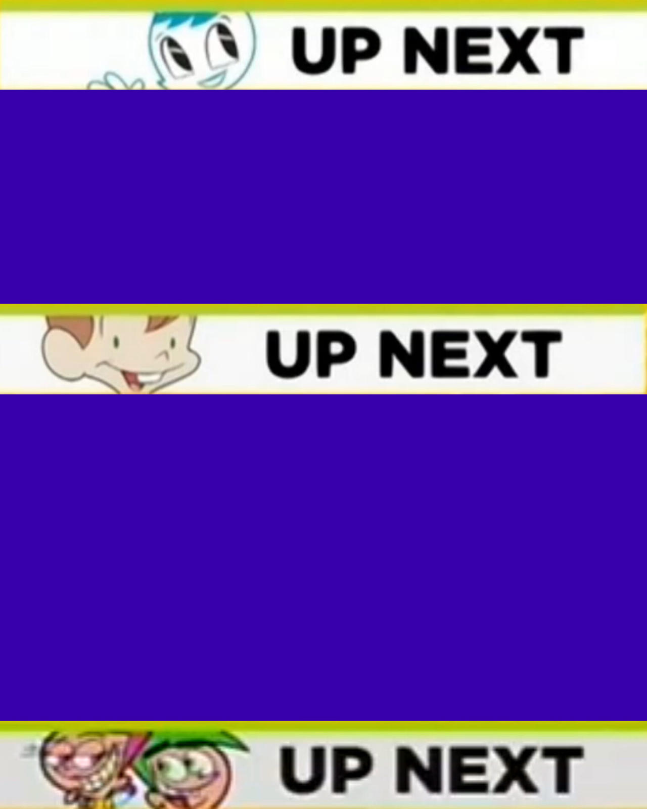 Nickelodeon Up Next Split Screen Credits Template by AllanX2789 on