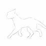 animated walking cat