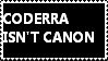 coderra isn't canon stamp by TheStalkerific