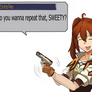 Trails: When Josette tries flirting with Joshua.
