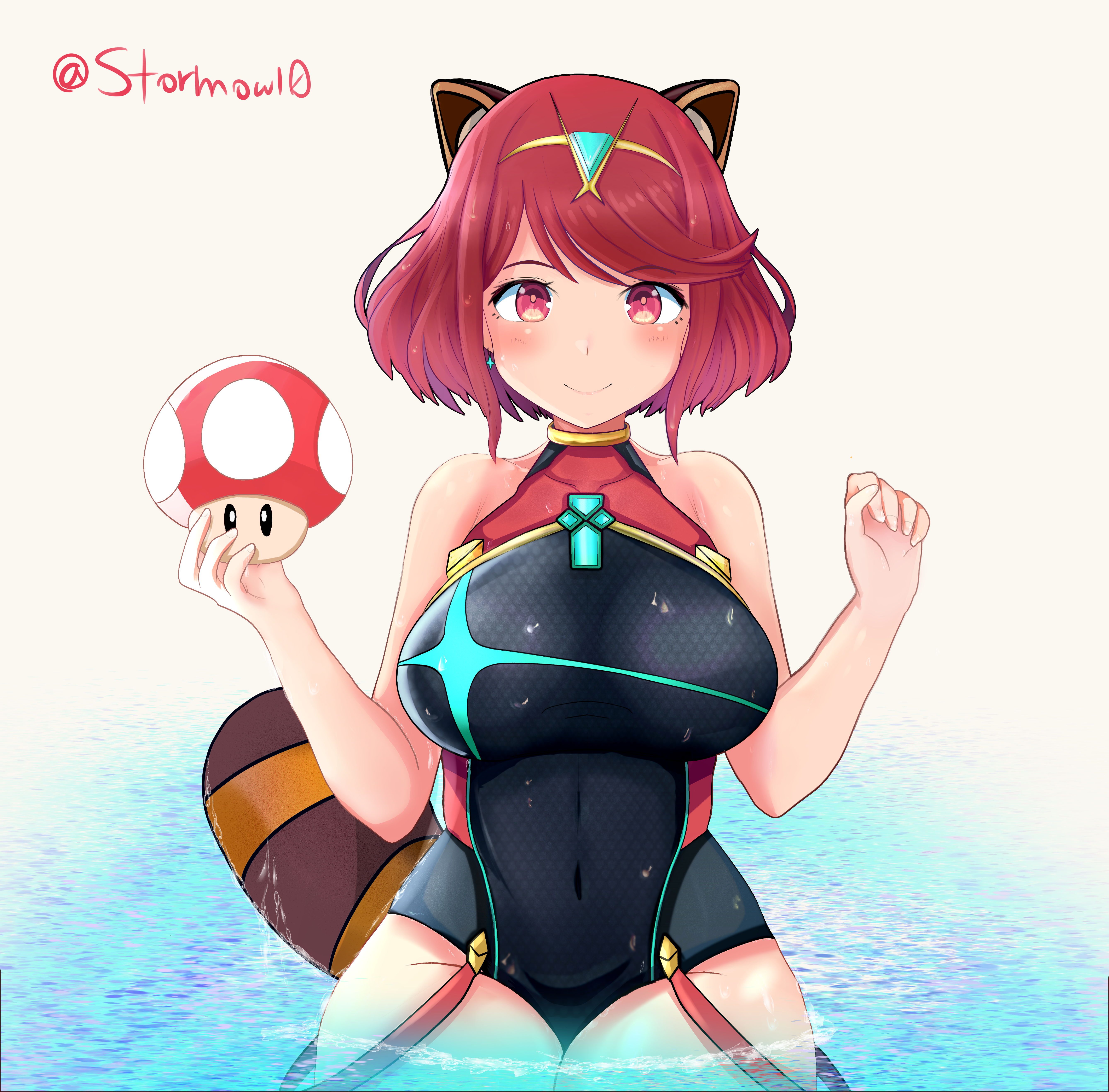 Smash Bros: Pyra Swimsuit