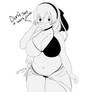 Commission: Chubby Elie MacDowell Sketch