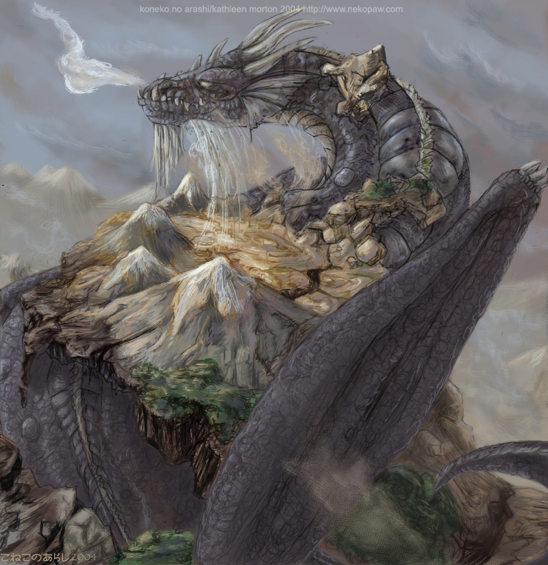 ..Earth Dragon.. by konekonoarashi on DeviantArt