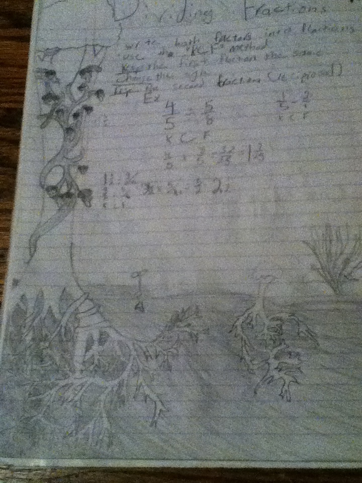 Roots and Math Doodle