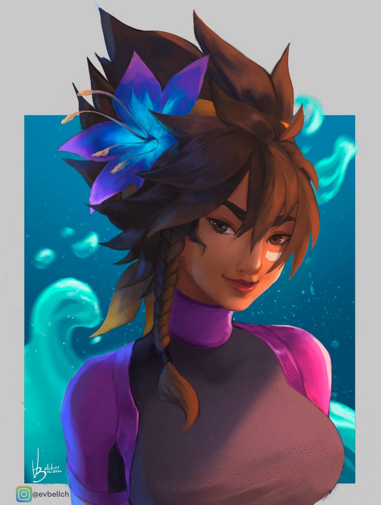 Pool Party Taliyah (league of legends) by BeewoArt on DeviantArt