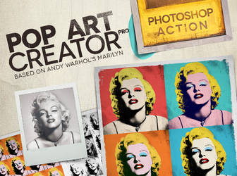 POP ART Creator PRO - Photoshop Action, PSD Plugin