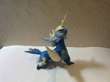 Samurott papercraft 2