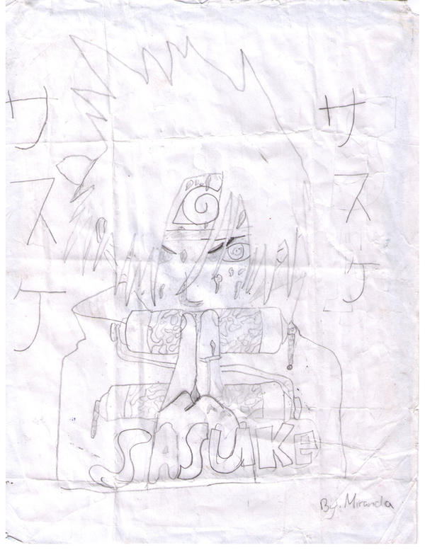 Sasuke Cursive sasuke by SasorixToki on DeviantArt