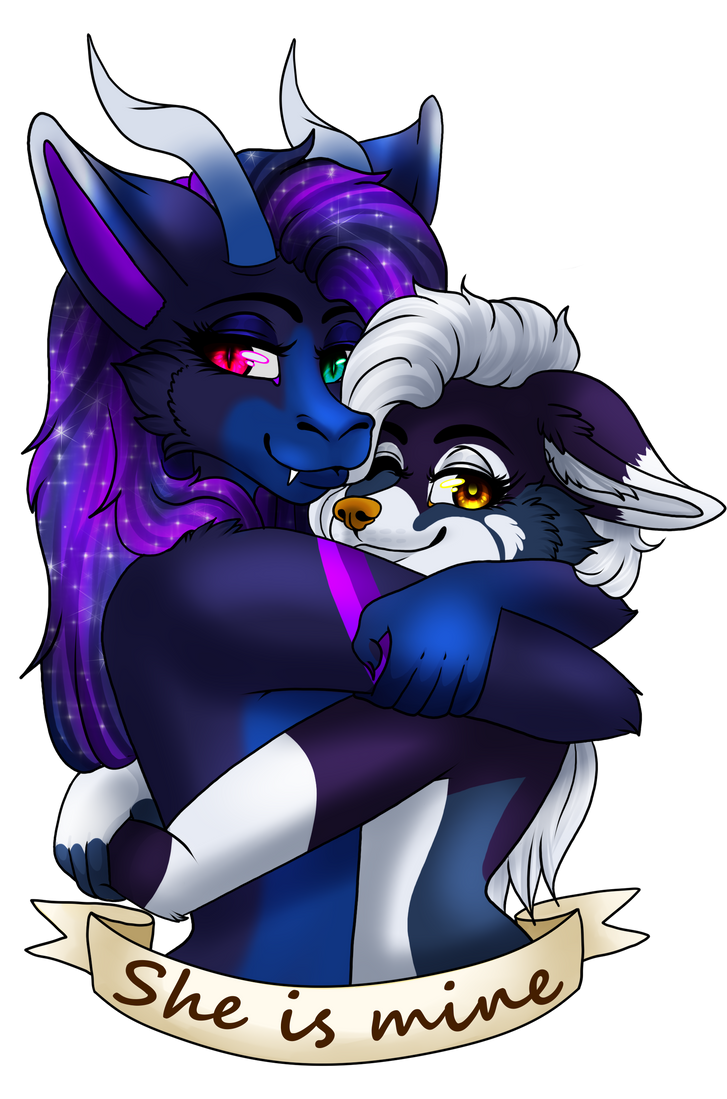 YCH COUPLE HUG for Calista_star by Kibanz on DeviantArt
