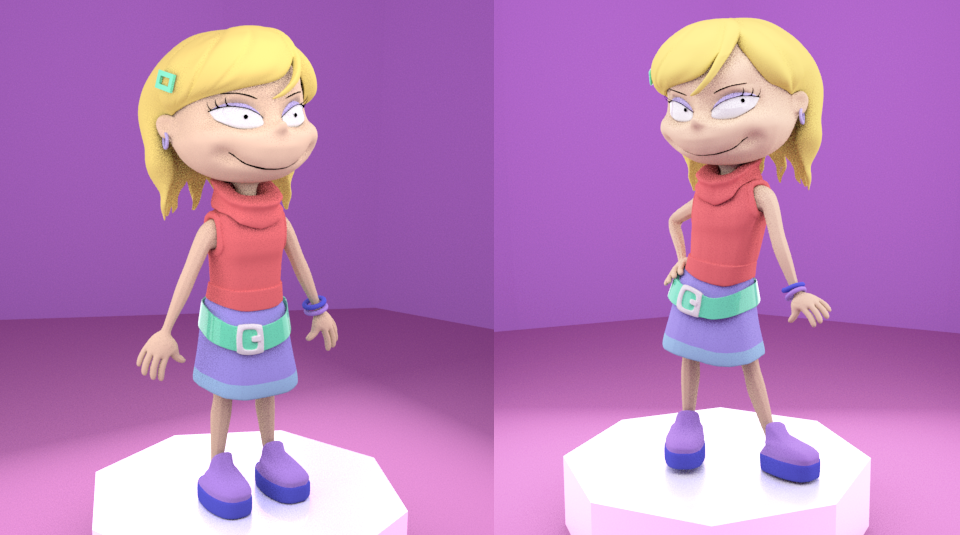 Three Dimensional Angelica By Synthetictrip On Deviantart
