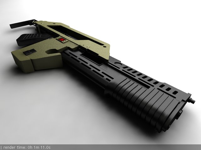 Pulse Rifle Vray