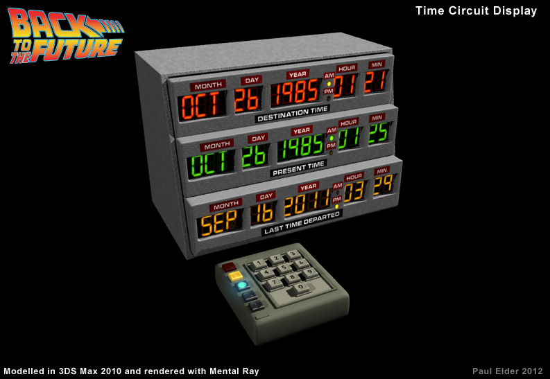 Time Circuit Display v2