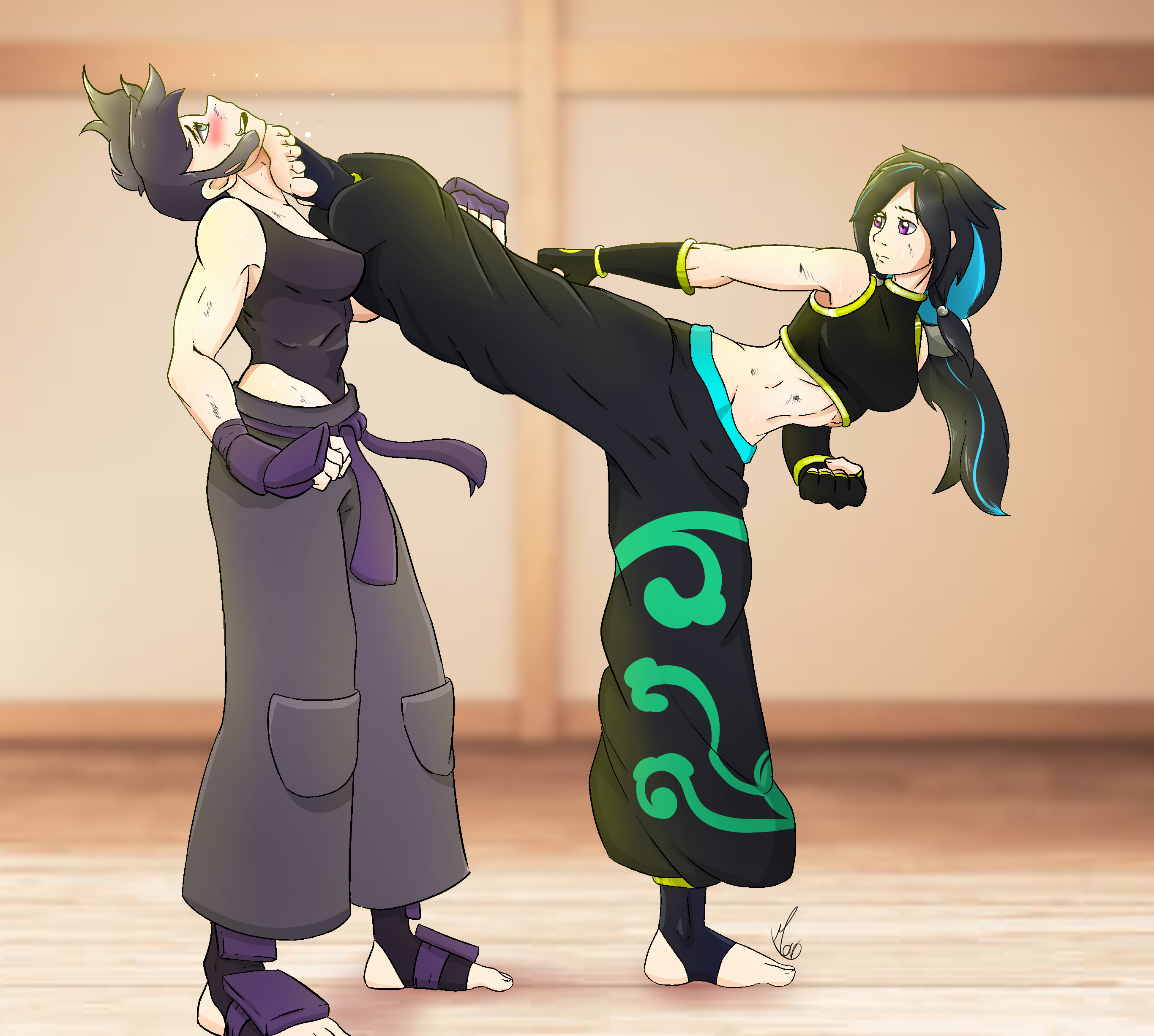 Kick Fan Deviantart A (lovely?) kick! by M4rr3o on DeviantArt