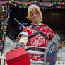 Hero of the holidays. Christmas tunic Link cosplay
