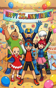 Happy 25 anniversary MegaMan Battle Network