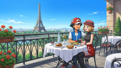 Lunch by the Eifel Tower